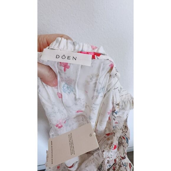 Doen ASCELLA DRESS IN BLANC FLOWERING MEADOW Large - Picture 9 of 9